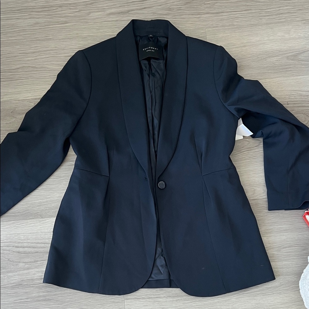 Equipment Classic Black Blazer